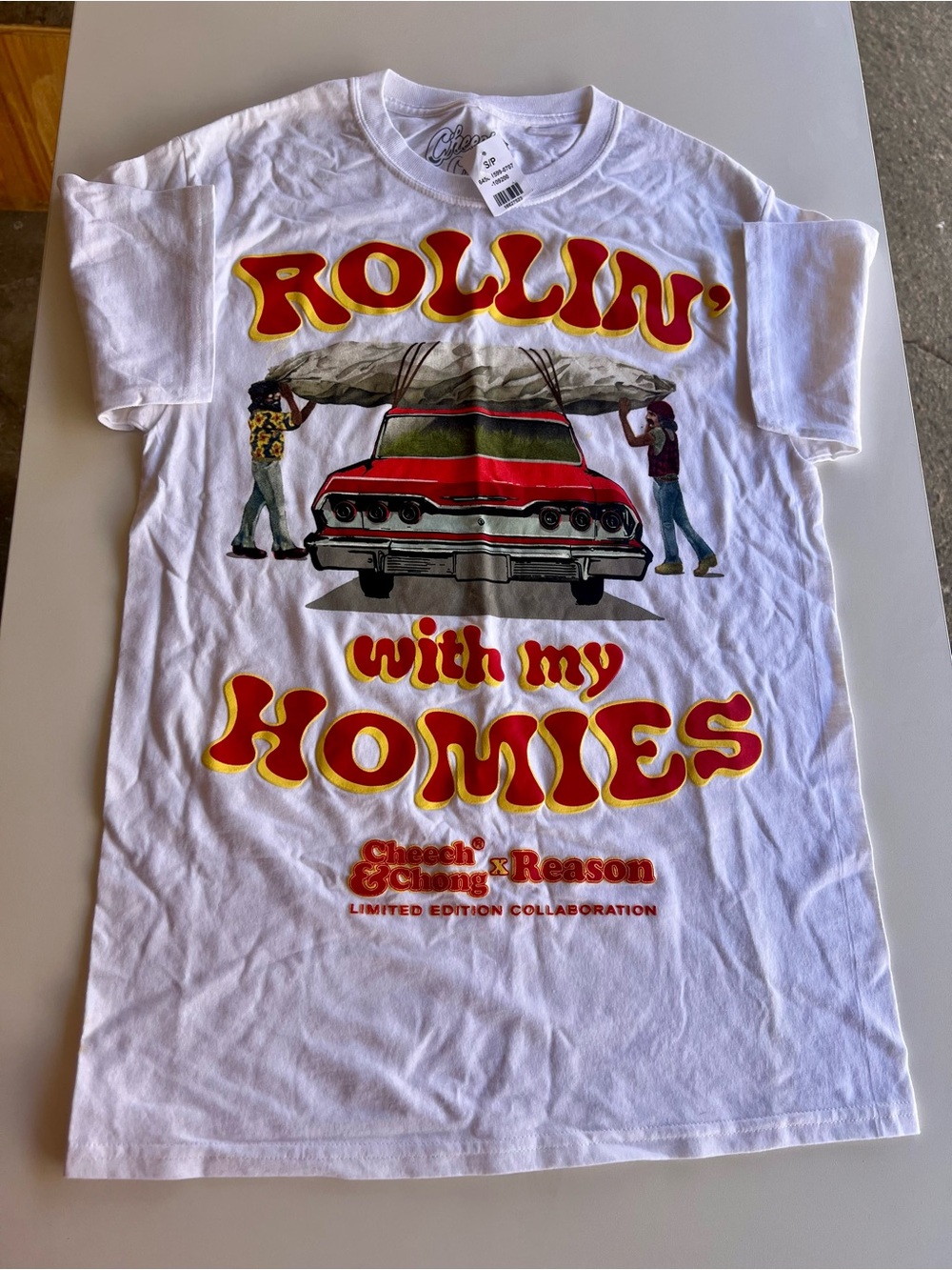 Rollin' With My Homies Graphic Tee - Cheech & Chong x Reason